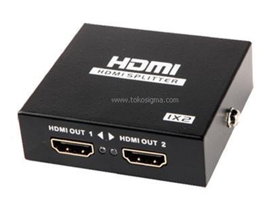 صورة HDMI سبليتر اثنين بورت